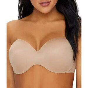 Vanity Fair 74202 Nearly Invisible Strapless Bra Underwire Bra Brand New
